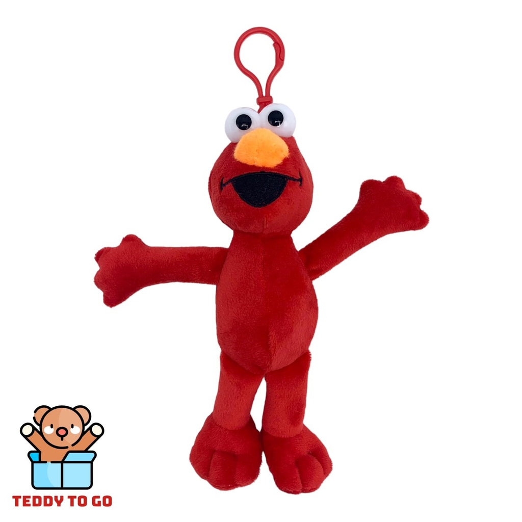 Sesamstraat Elmo bagclip knuffel voorkant