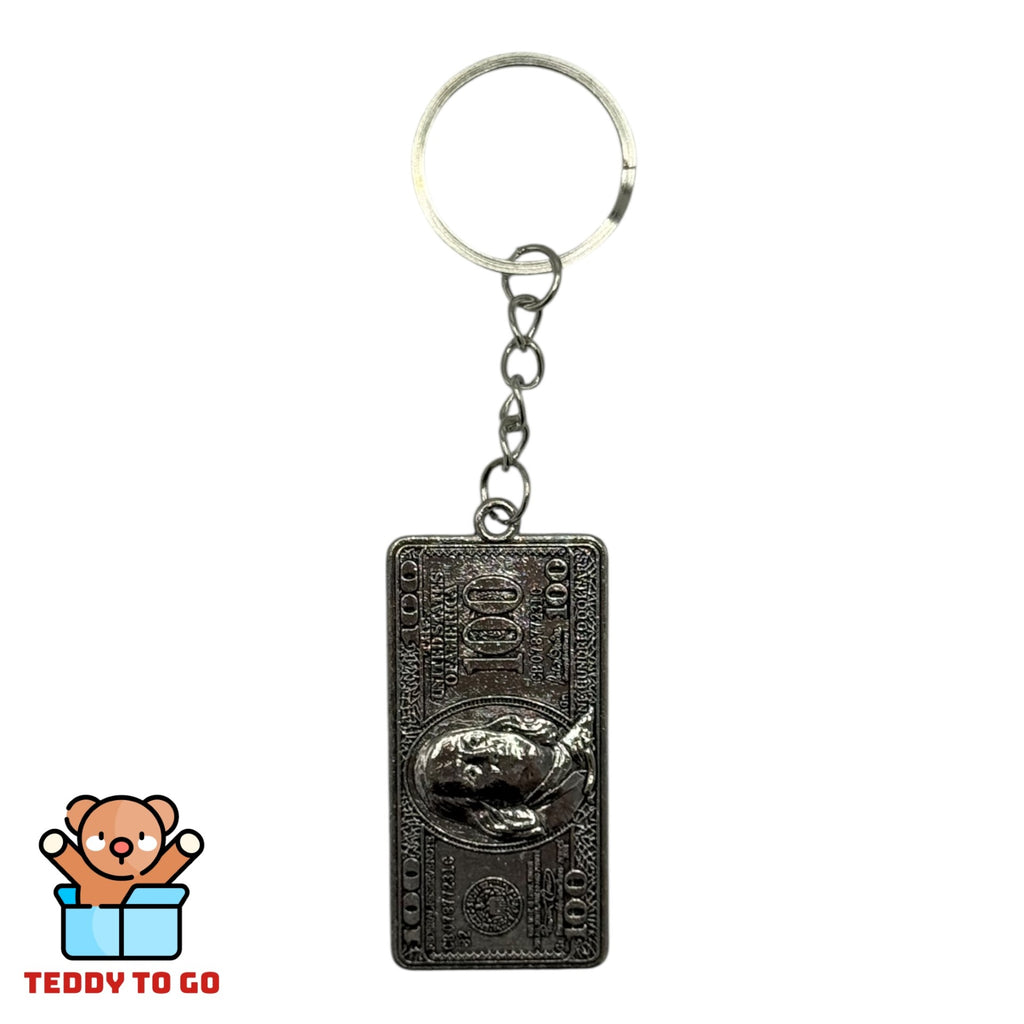 Metalen Sleutelhanger 100 Dollar
