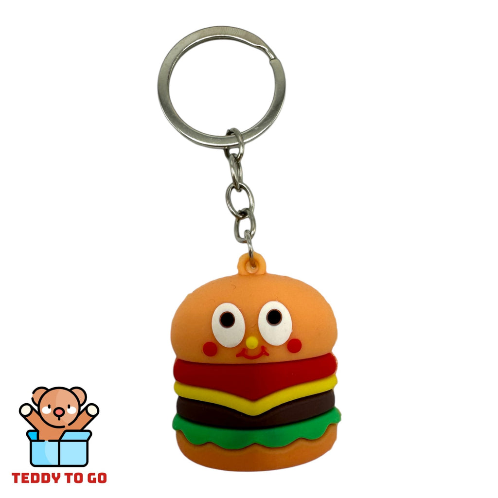 Hamburger sleutelhanger voorkant