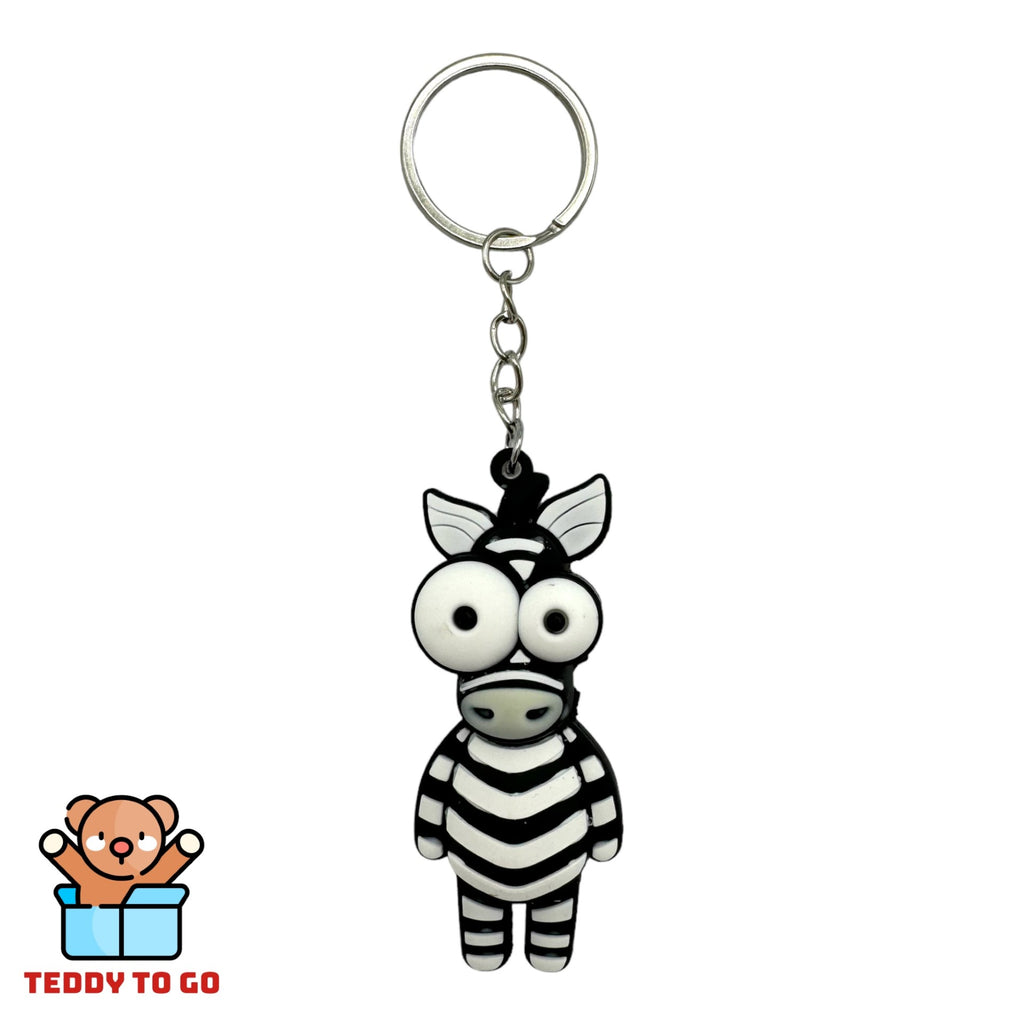 Zebra sleutelhanger voorkant