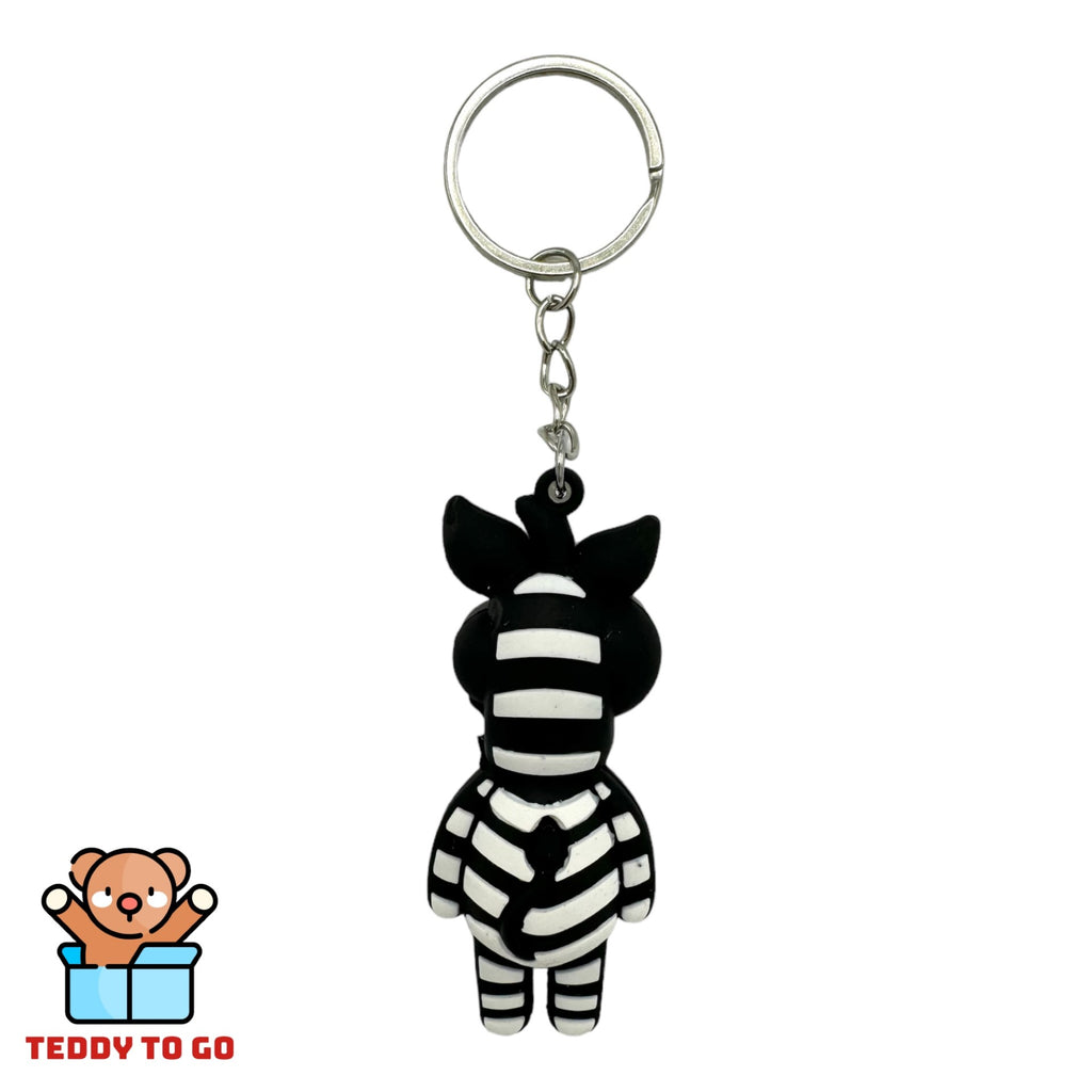 Zebra sleutelhanger achterkant