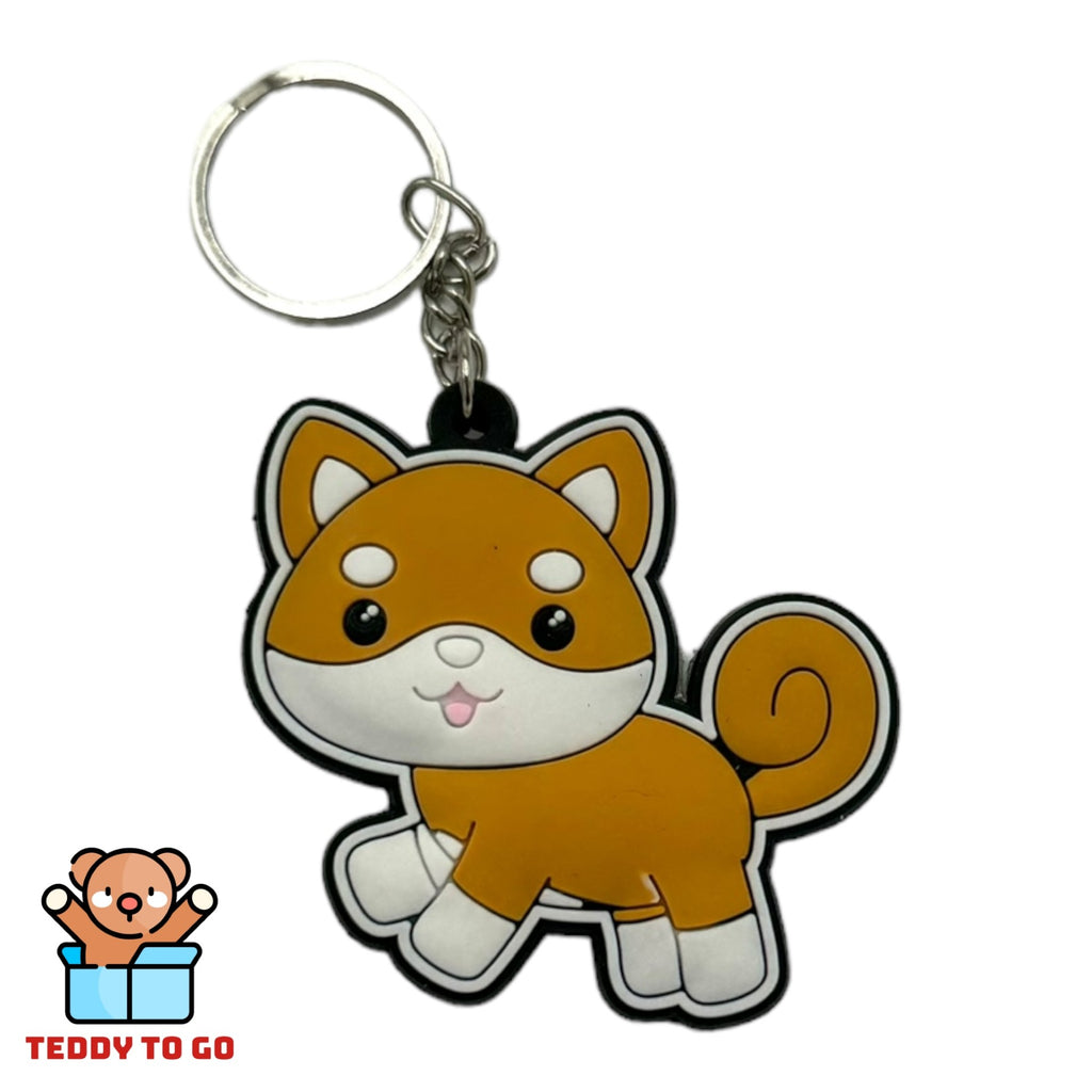 Kawaii Corgi Sleutelhanger achterkant