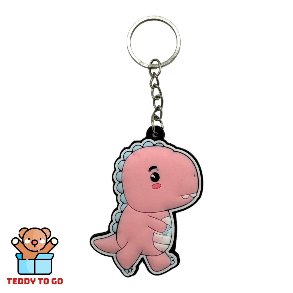 Kawaii Dino Sleutelhanger achterkant