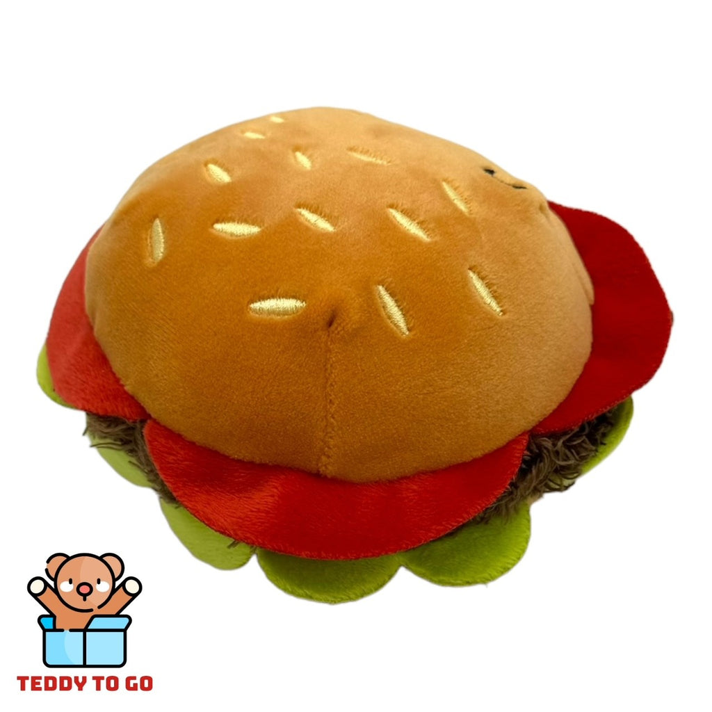 Softlings Foodies Patty de Hamburger knuffel achterkant