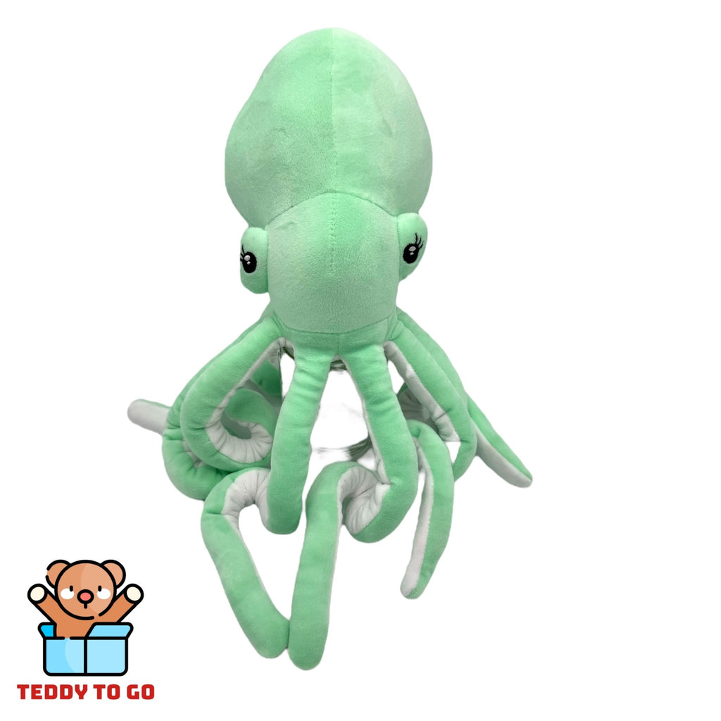 Octopus knuffel groen voorkant