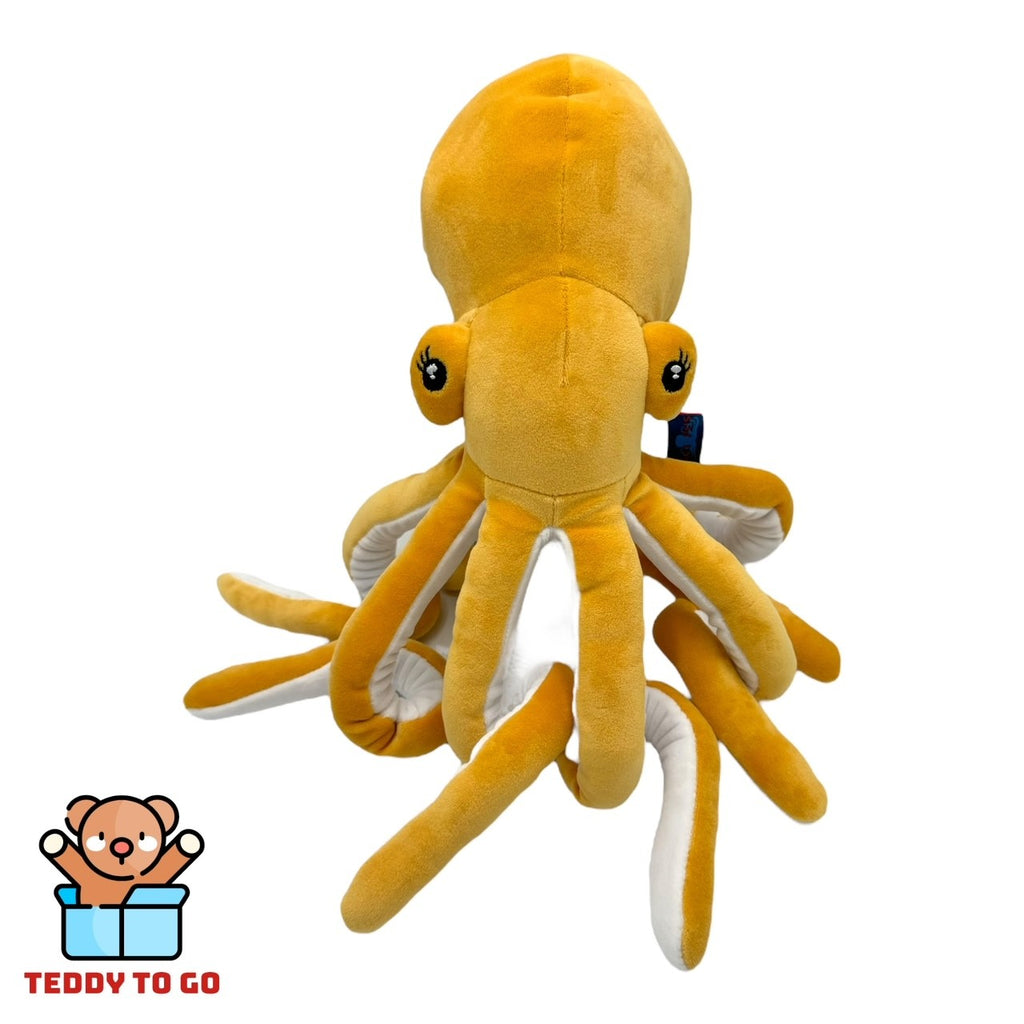 Octopus knuffel oranje voorkant