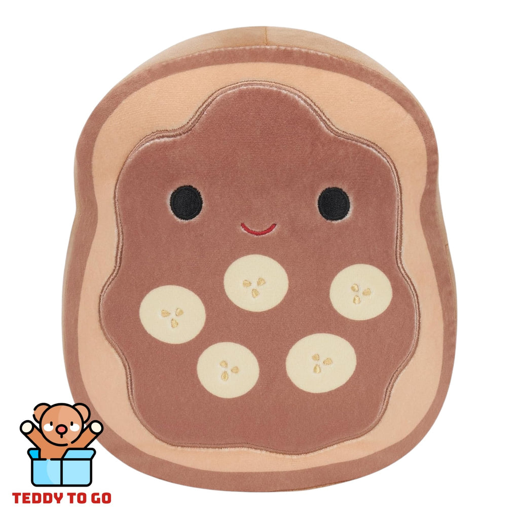 Squishmallows Danilo the Choco-Banana Toast knuffel