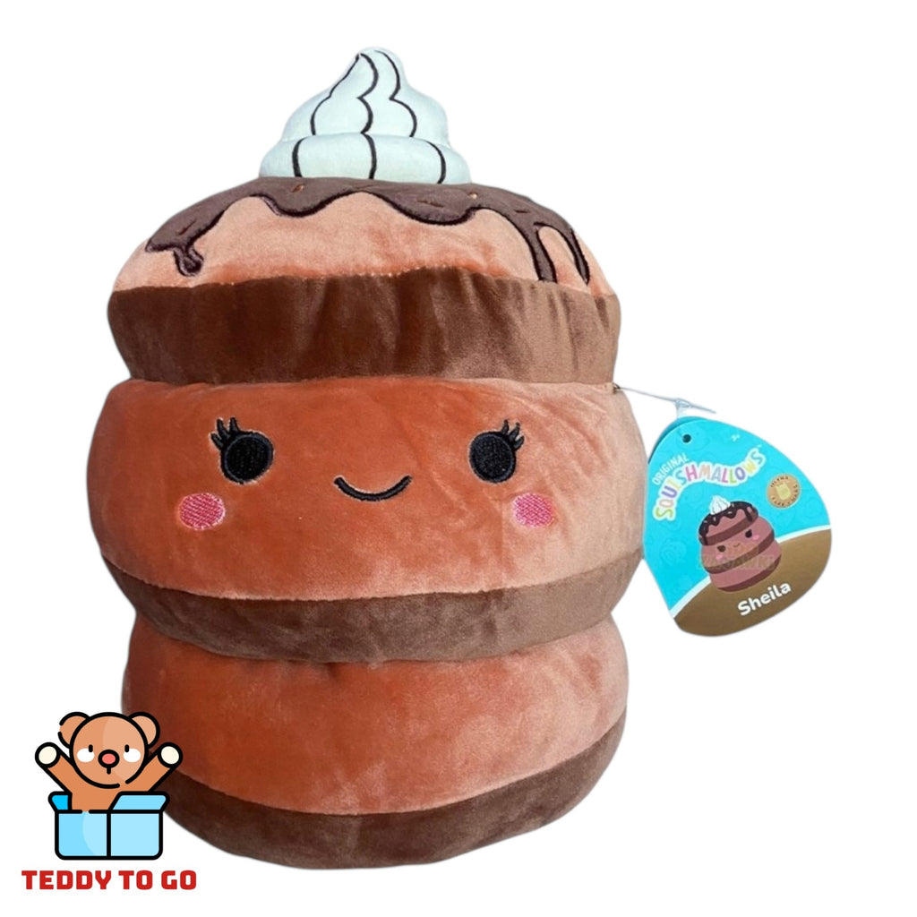 Squishmallows Sheila the Chocolate Pancake knuffel
