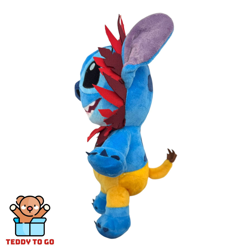 Stitch in Simba kostuum knuffel zijkant