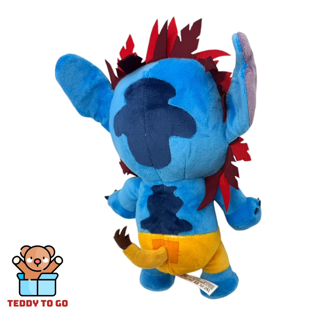 Stitch in Simba kostuum knuffel achterkant