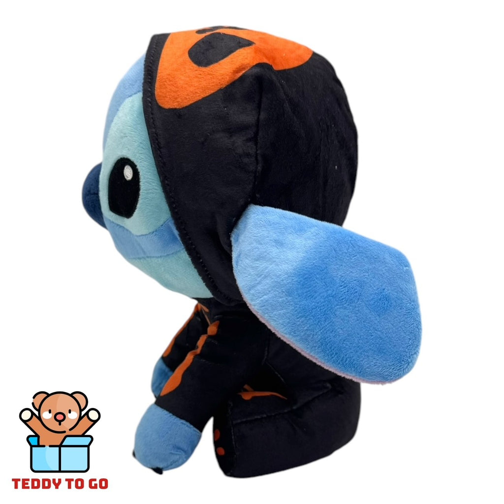 Disney Stitch in Skelet kostuum knuffel zijkant