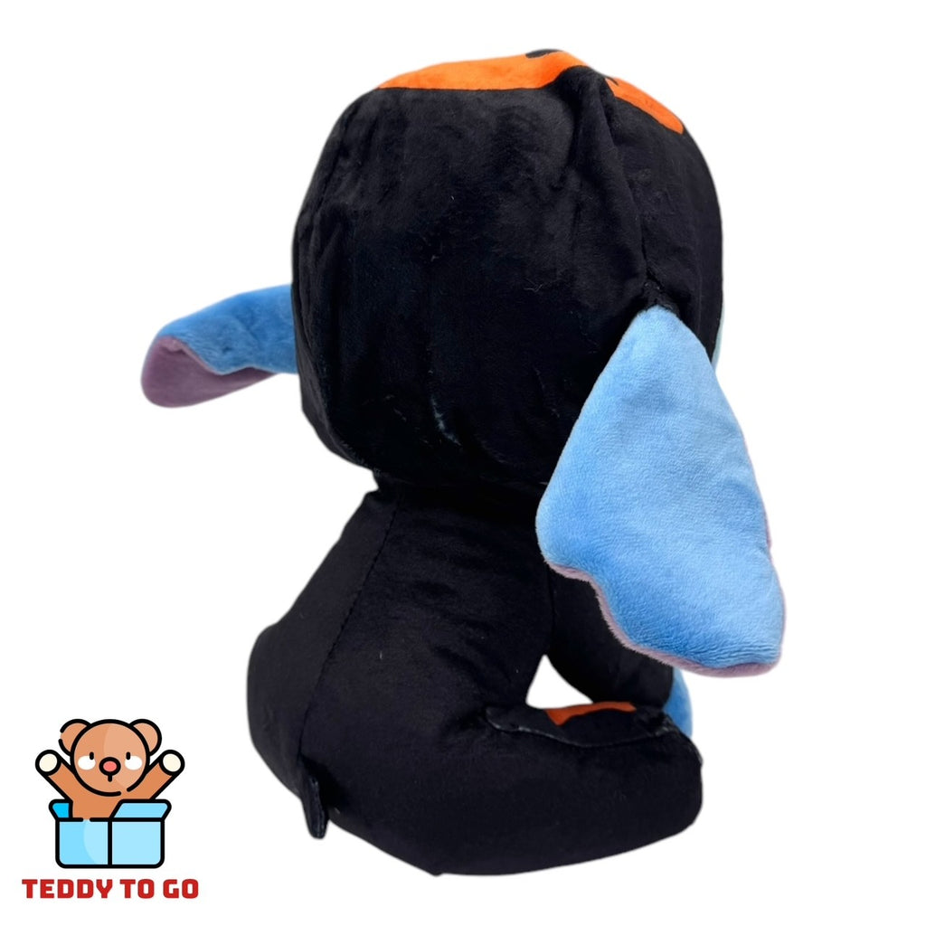 Disney Stitch in Skelet kostuum knuffel achterkant