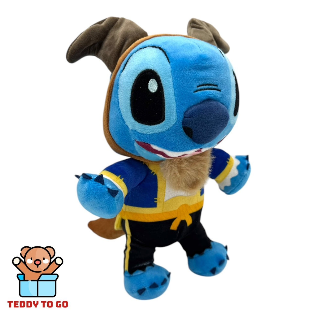 Disney Stitch in Beest knuffel zijaanzicht