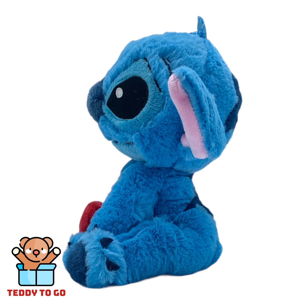 Disney Stitch met Hartje knuffel zijkant