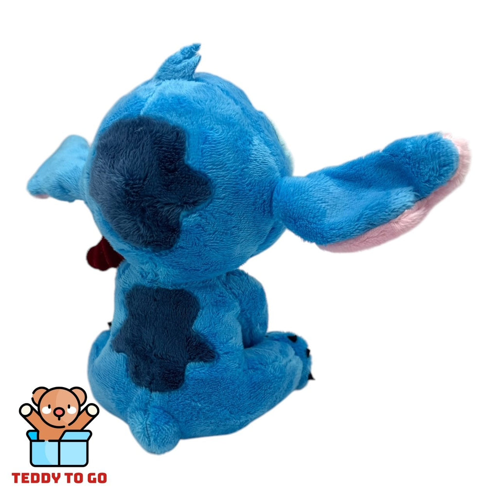 Disney Stitch met Rozen knuffel achterkant