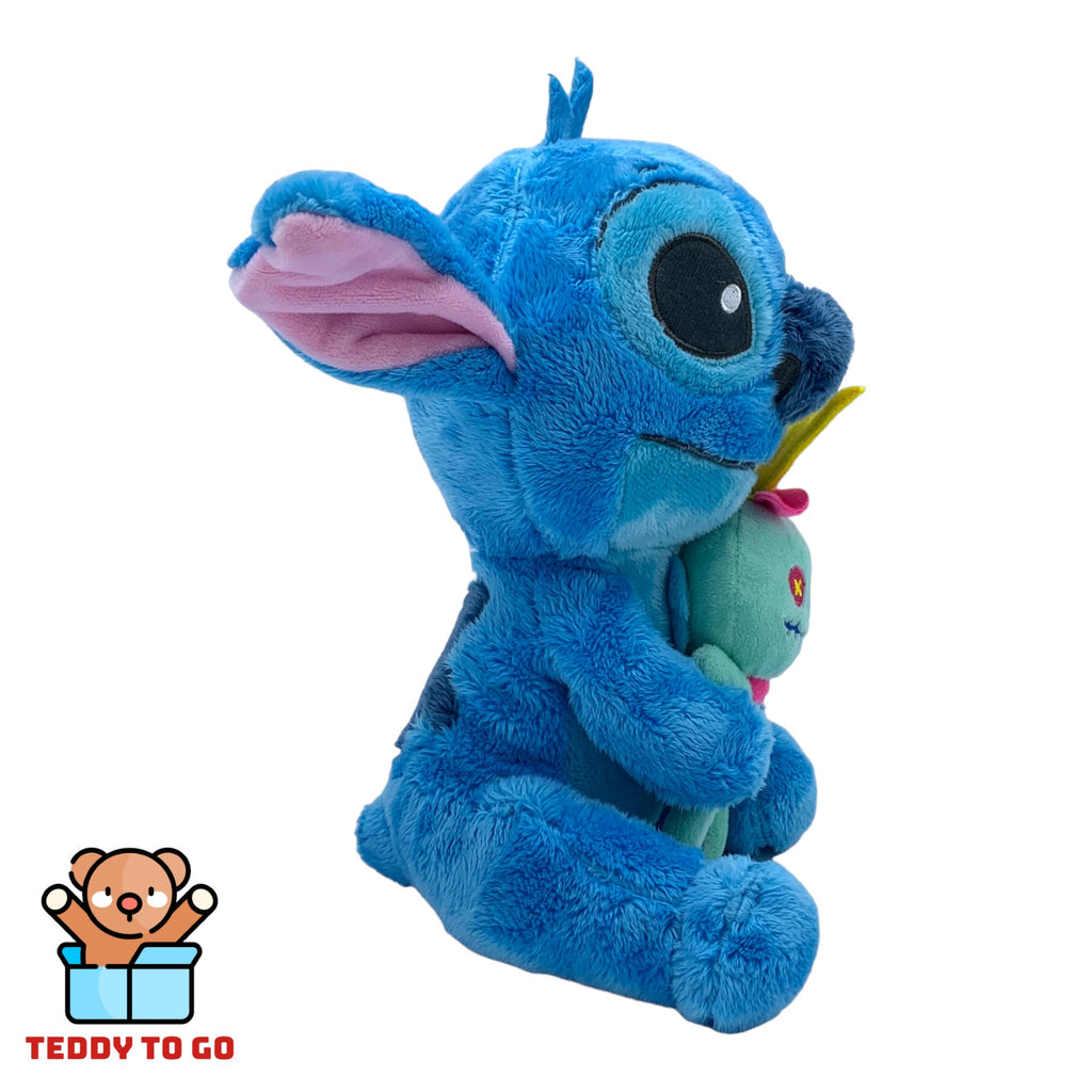 Disney Stitch met Scrump knuffel zijkant