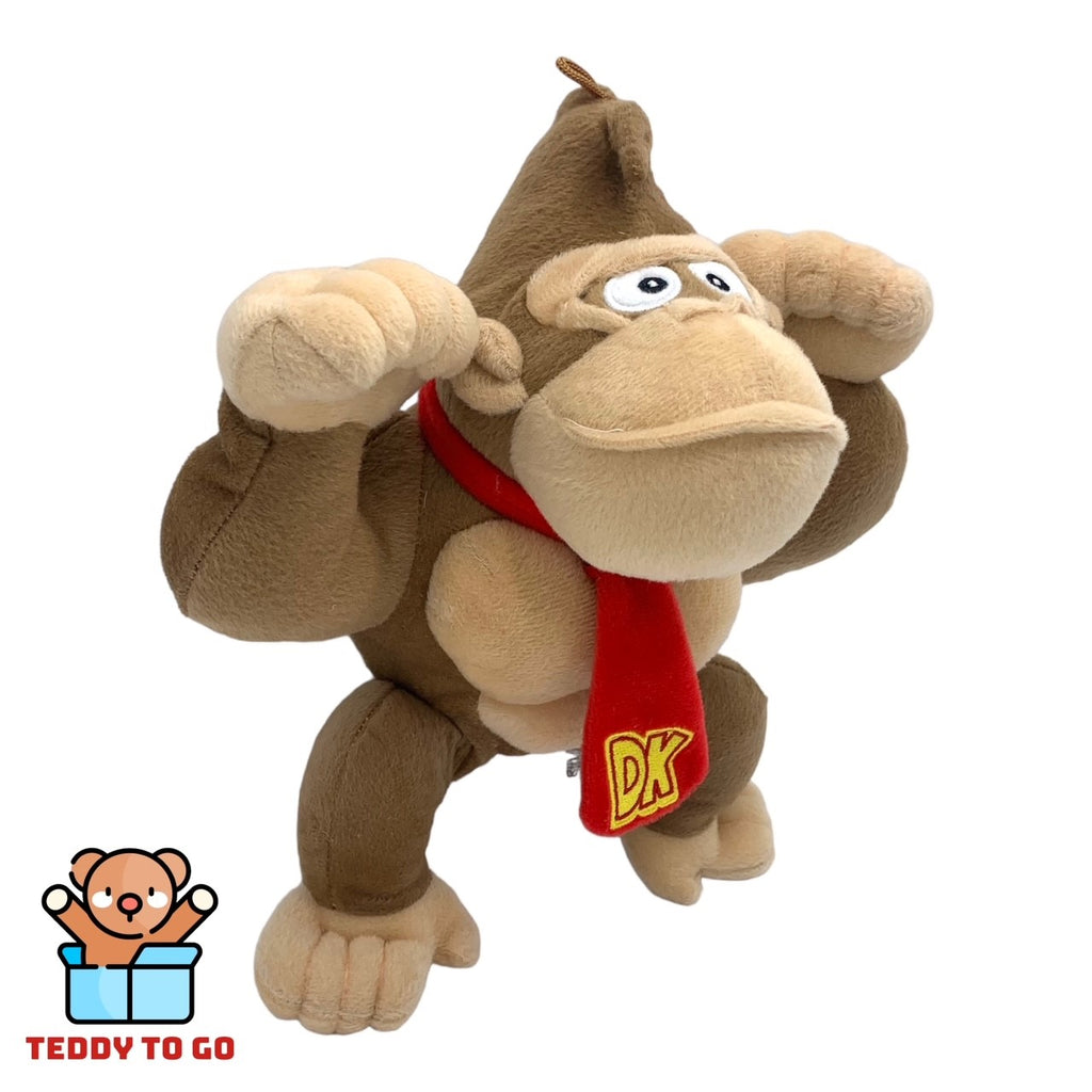 Super Mario Donkey Kong knuffel zijaanzicht