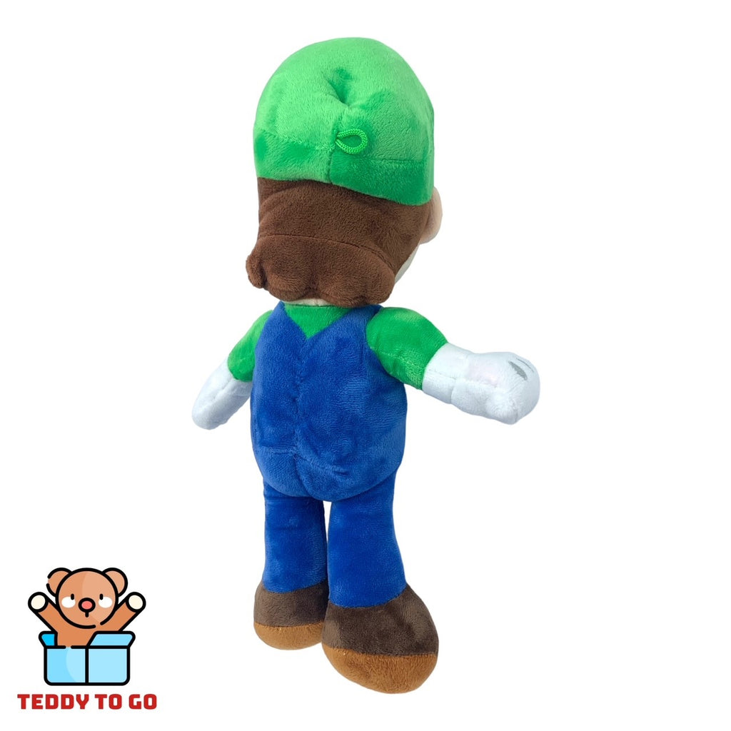 Super Mario Luigi knuffel achterkant