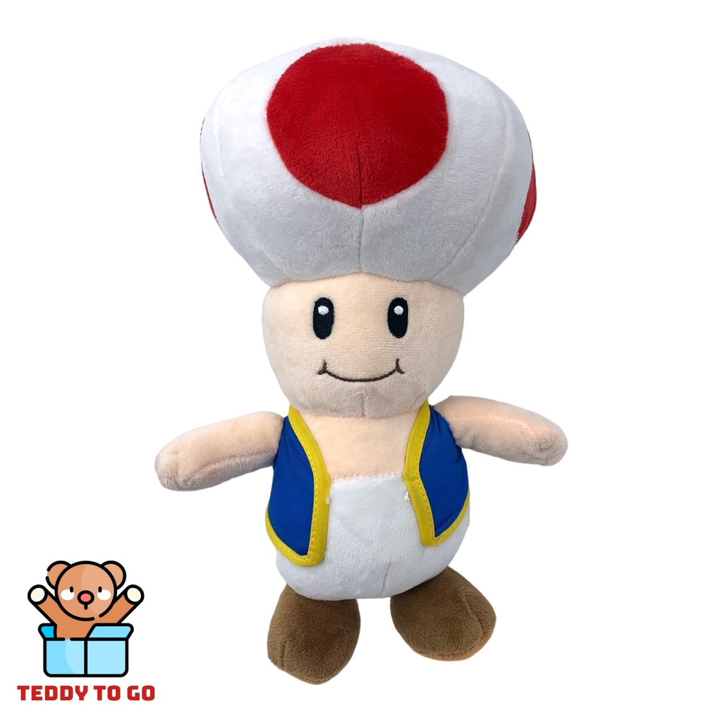 Super Mario Toad knuffel voorkant