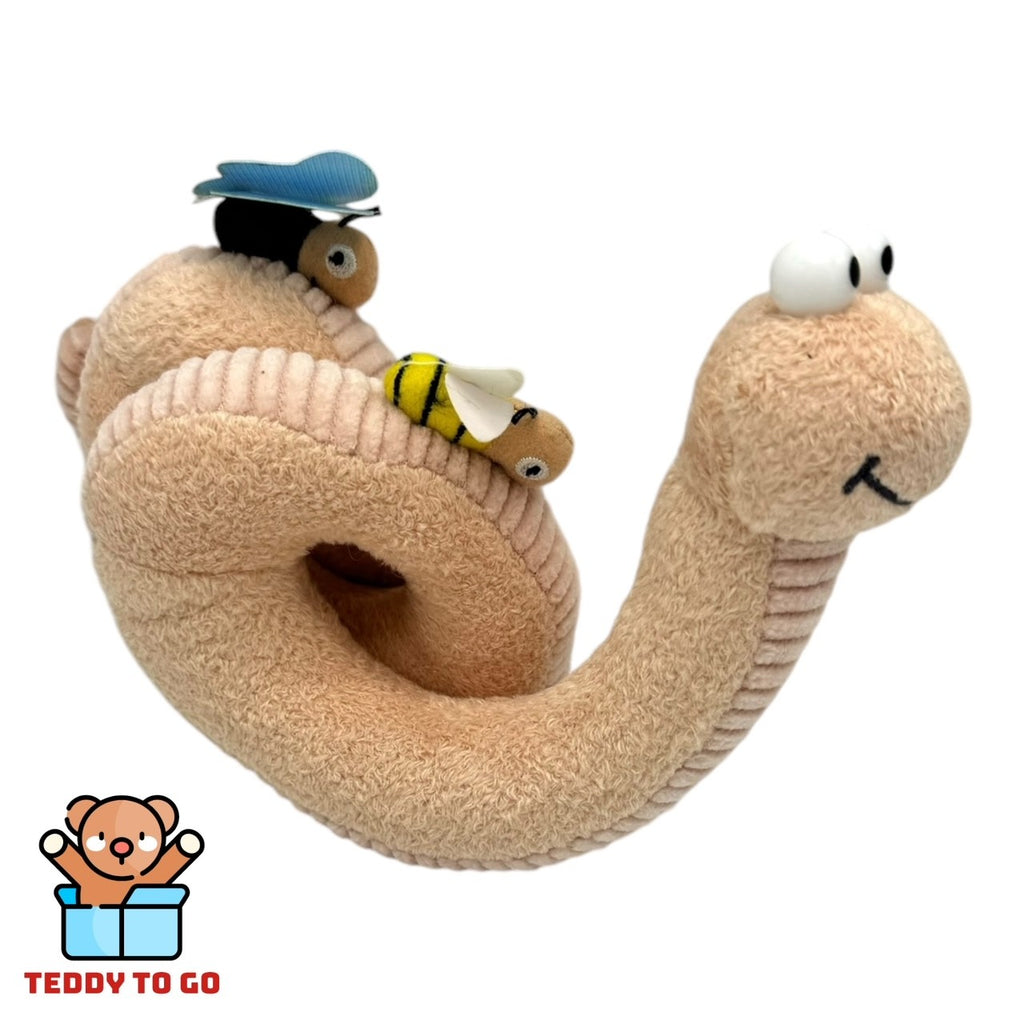 Superworm knuffel zijaanzicht