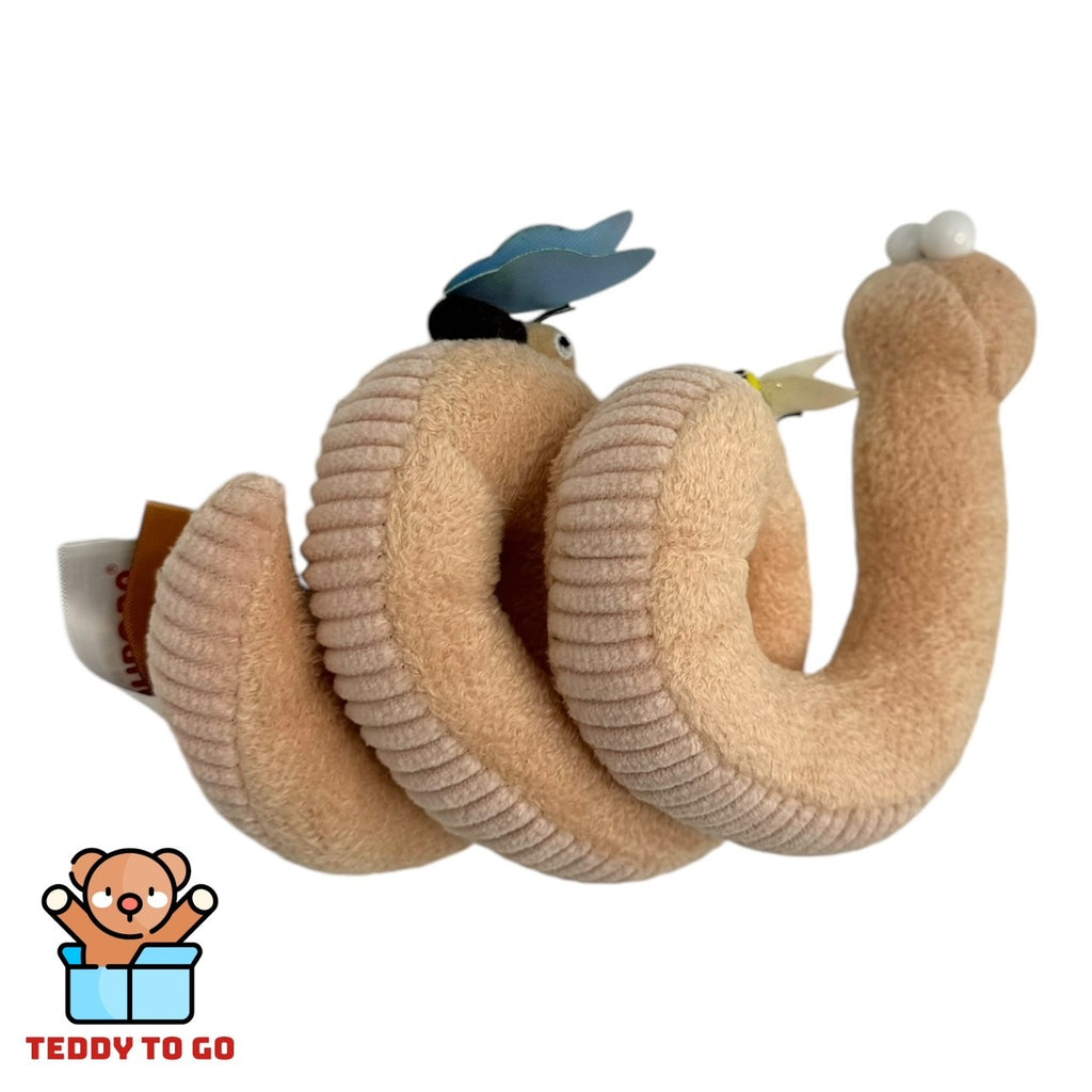 Superworm knuffel achterkant