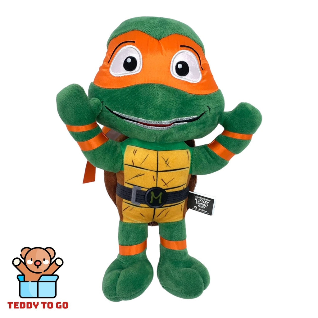 Teenage Mutant Ninja Turtles Mikey knuffel voorkant