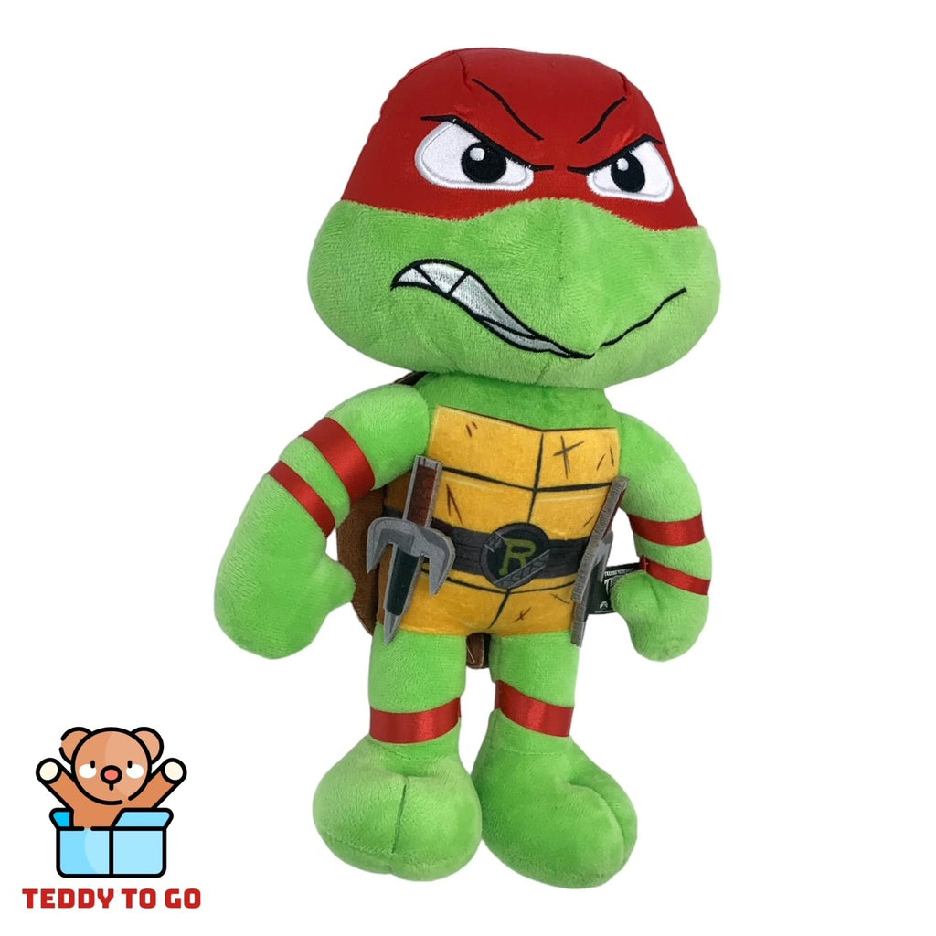 Teenage Mutant Ninja Turtles Raphael knuffel zijaanzicht