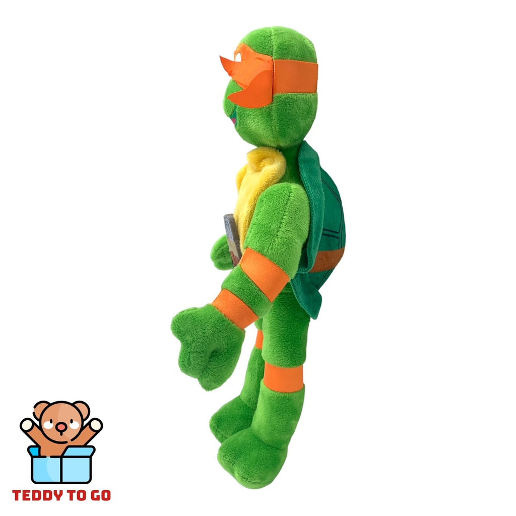 Teenage Mutant Ninja Turtles Mikey knuffel zijkant