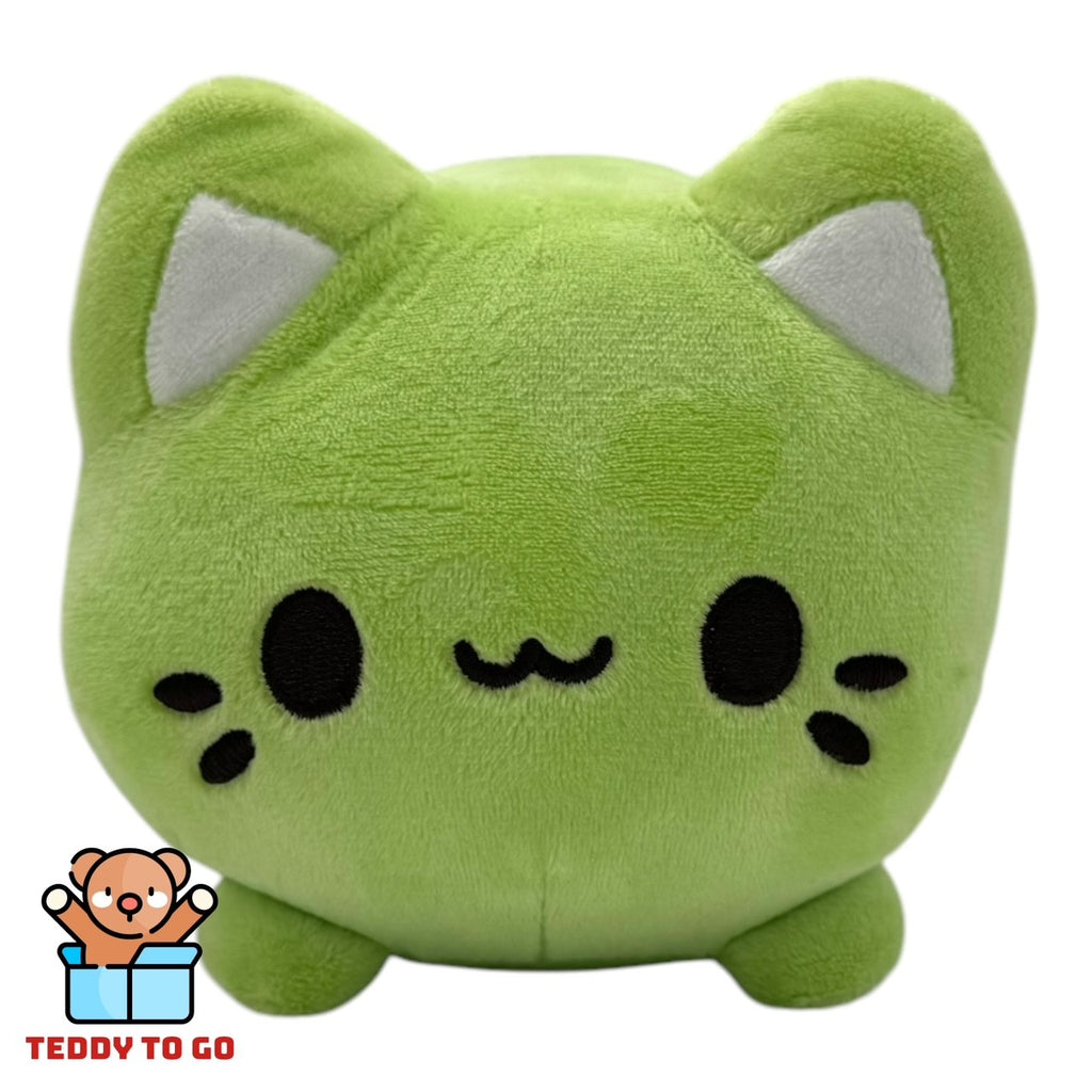 Tasty Peach Green Tea Meowchi knuffel voorkant