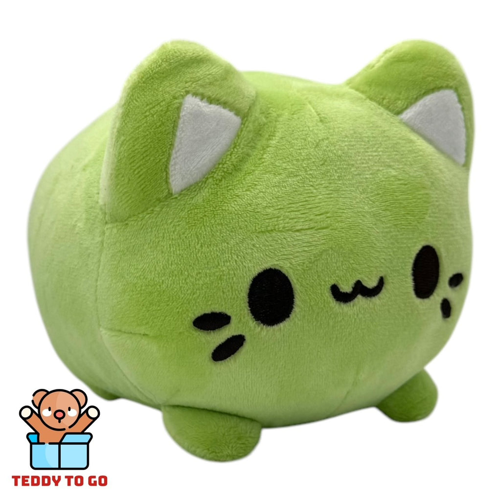 Tasty Peach Green Tea Meowchi knuffel zijaanzicht