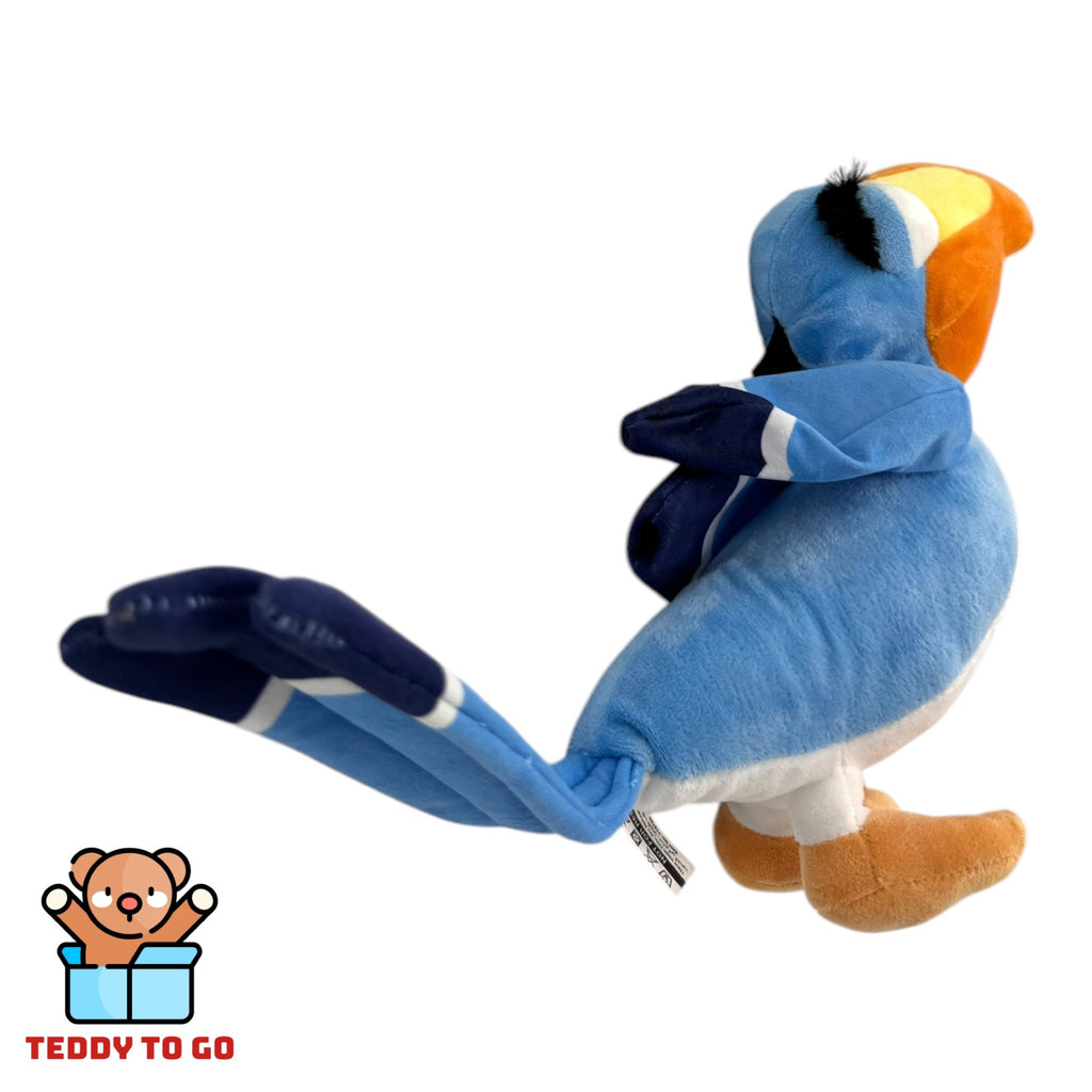 The Lion King Zazu knuffel achterkant