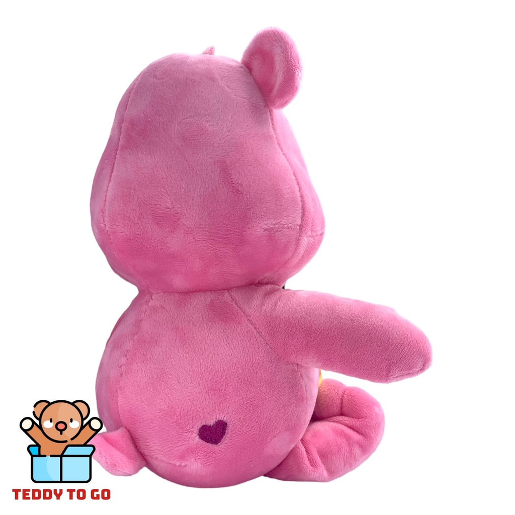 Roze Troetelbeer knuffel achterkant