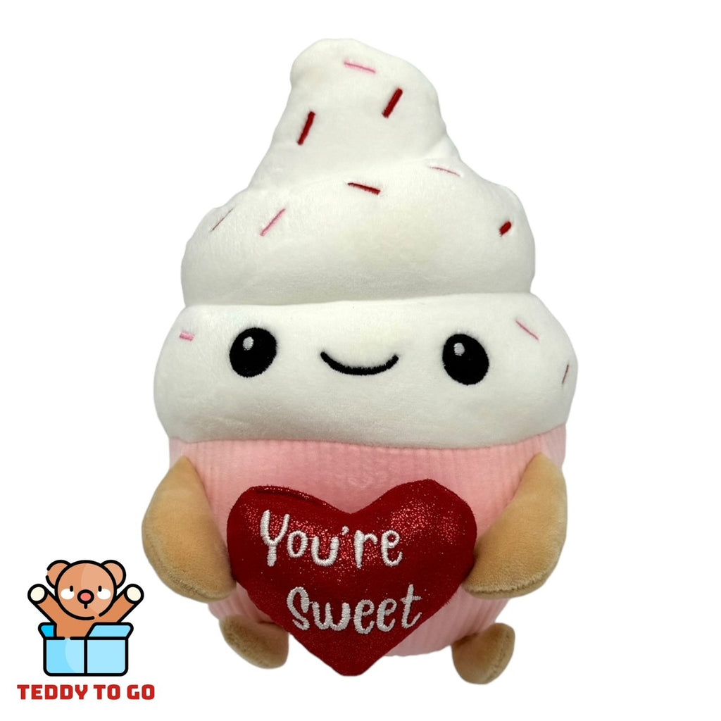 Kawaii Cupcake knuffel voorkant