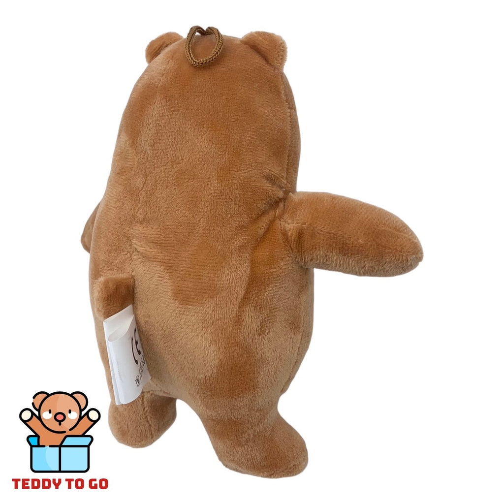 We Bare Bears Grizzly beer knuffel achterkant