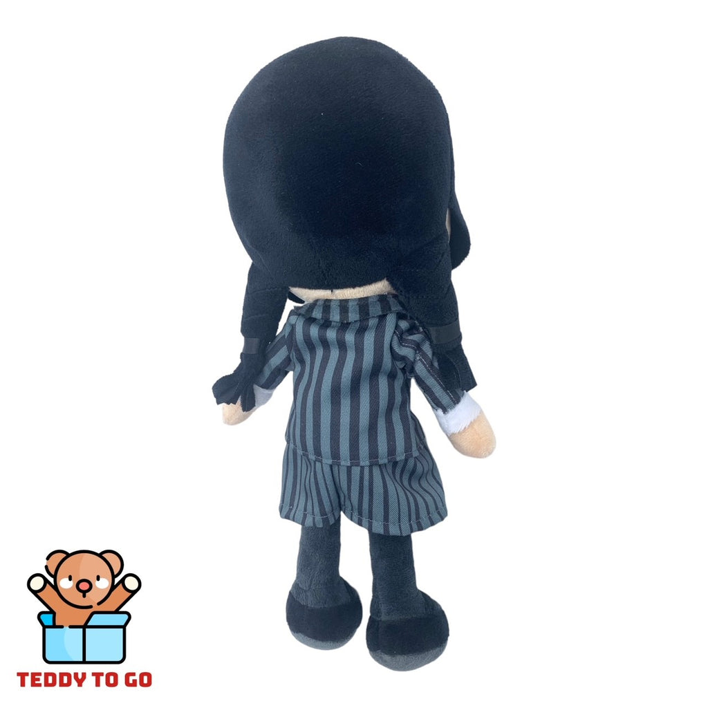 he Addams Family Wednesday Addams knuffel achterkant