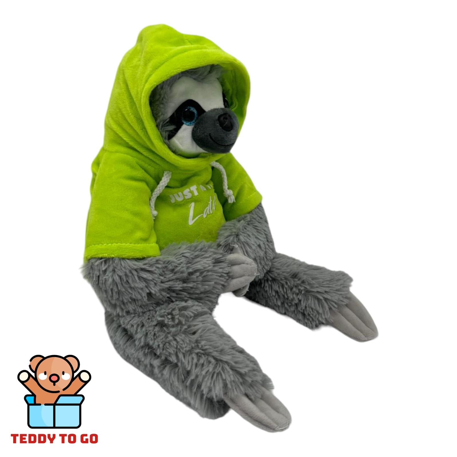 Sloth Kuscheltier Hoodie Sloth Plush Green 40 Cm